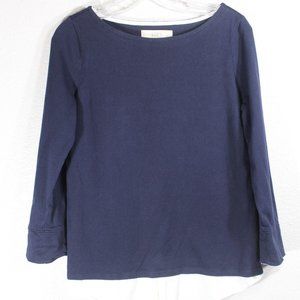 LOFT Sweater With Layered Look Long Sleeve Round Neck